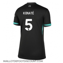 Maillot de football Réplique Liverpool Ibrahima Konate #5 Extérieur Femme 2024-25 Manche Courte