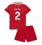 Maillot de football Réplique Liverpool Joe Gomez #2 Domicile Enfant 2024-25 Manche Courte (+ Pantalon court)