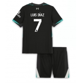 Maillot de football Réplique Liverpool Luis Diaz #7 Extérieur Enfant 2024-25 Manche Courte (+ Pantalon court)