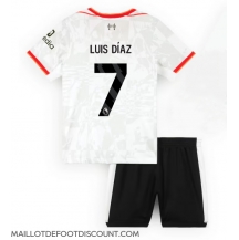 Maillot de football Réplique Liverpool Luis Diaz #7 Troisième Enfant 2024-25 Manche Courte (+ Pantalon court)