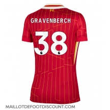 Maillot de football Réplique Liverpool Ryan Gravenberch #38 Domicile Femme 2024-25 Manche Courte