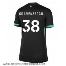 Maillot de football Réplique Liverpool Ryan Gravenberch #38 Extérieur Femme 2024-25 Manche Courte