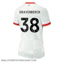 Maillot de football Réplique Liverpool Ryan Gravenberch #38 Troisième Femme 2024-25 Manche Courte