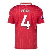 Maillot de football Réplique Liverpool Virgil van Dijk #4 Domicile 2024-25 Manche Courte