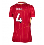 Maillot de football Réplique Liverpool Virgil van Dijk #4 Domicile Femme 2024-25 Manche Courte