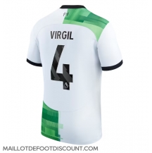 Maillot de football Réplique Liverpool Virgil van Dijk #4 Extérieur 2023-24 Manche Courte
