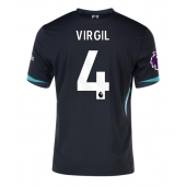 Maillot de football Réplique Liverpool Virgil van Dijk #4 Extérieur 2024-25 Manche Courte