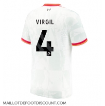 Maillot de football Réplique Liverpool Virgil van Dijk #4 Troisième 2024-25 Manche Courte