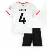 Maillot de football Réplique Liverpool Virgil van Dijk #4 Troisième Enfant 2024-25 Manche Courte (+ Pantalon court)