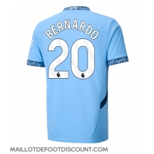 Maillot de football Réplique Manchester City Bernardo Silva #20 Domicile 2024-25 Manche Courte