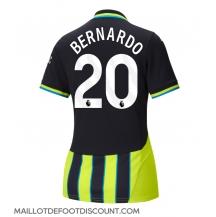 Maillot de football Réplique Manchester City Bernardo Silva #20 Extérieur Femme 2024-25 Manche Courte