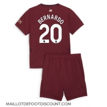 Maillot de football Réplique Manchester City Bernardo Silva #20 Troisième Enfant 2024-25 Manche Courte (+ Pantalon court)