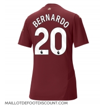 Maillot de football Réplique Manchester City Bernardo Silva #20 Troisième Femme 2024-25 Manche Courte