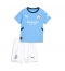 Maillot de football Réplique Manchester City Domicile Enfant 2024-25 Manche Courte (+ Pantalon court)