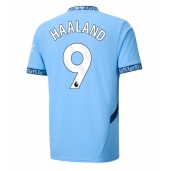 Maillot de football Réplique Manchester City Erling Haaland #9 Domicile 2024-25 Manche Courte