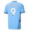 Maillot de football Réplique Manchester City Erling Haaland #9 Domicile 2024-25 Manche Courte