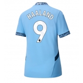 Maillot de football Réplique Manchester City Erling Haaland #9 Domicile Femme 2024-25 Manche Courte