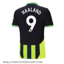 Maillot de football Réplique Manchester City Erling Haaland #9 Extérieur 2024-25 Manche Courte