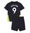 Maillot de football Réplique Manchester City Erling Haaland #9 Extérieur Enfant 2024-25 Manche Courte (+ Pantalon court)