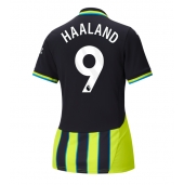 Maillot de football Réplique Manchester City Erling Haaland #9 Extérieur Femme 2024-25 Manche Courte