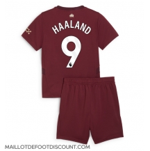 Maillot de football Réplique Manchester City Erling Haaland #9 Troisième Enfant 2024-25 Manche Courte (+ Pantalon court)