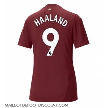 Maillot de football Réplique Manchester City Erling Haaland #9 Troisième Femme 2024-25 Manche Courte