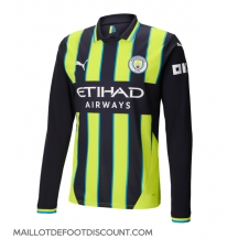 Maillot de football Réplique Manchester City Extérieur 2024-25 Manche Longue