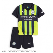 Maillot de football Réplique Manchester City Extérieur Enfant 2024-25 Manche Courte (+ Pantalon court)