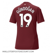 Maillot de football Réplique Manchester City Ilkay Gundogan #19 Troisième Femme 2024-25 Manche Courte