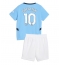 Maillot de football Réplique Manchester City Jack Grealish #10 Domicile Enfant 2024-25 Manche Courte (+ Pantalon court)