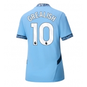 Maillot de football Réplique Manchester City Jack Grealish #10 Domicile Femme 2024-25 Manche Courte