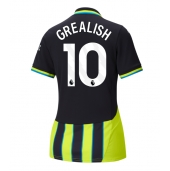 Maillot de football Réplique Manchester City Jack Grealish #10 Extérieur Femme 2024-25 Manche Courte