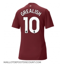 Maillot de football Réplique Manchester City Jack Grealish #10 Troisième Femme 2024-25 Manche Courte