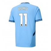 Maillot de football Réplique Manchester City Jeremy Doku #11 Domicile 2024-25 Manche Courte