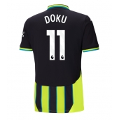 Maillot de football Réplique Manchester City Jeremy Doku #11 Extérieur 2024-25 Manche Courte