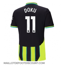 Maillot de football Réplique Manchester City Jeremy Doku #11 Extérieur 2024-25 Manche Courte