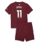 Maillot de football Réplique Manchester City Jeremy Doku #11 Troisième Enfant 2024-25 Manche Courte (+ Pantalon court)