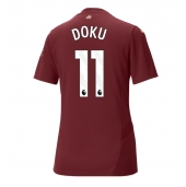 Maillot de football Réplique Manchester City Jeremy Doku #11 Troisième Femme 2024-25 Manche Courte