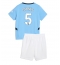 Maillot de football Réplique Manchester City John Stones #5 Domicile Enfant 2024-25 Manche Courte (+ Pantalon court)