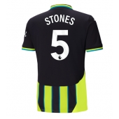 Maillot de football Réplique Manchester City John Stones #5 Extérieur 2024-25 Manche Courte