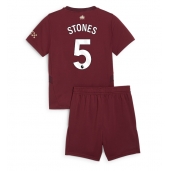 Maillot de football Réplique Manchester City John Stones #5 Troisième Enfant 2024-25 Manche Courte (+ Pantalon court)