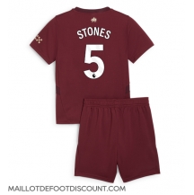 Maillot de football Réplique Manchester City John Stones #5 Troisième Enfant 2024-25 Manche Courte (+ Pantalon court)