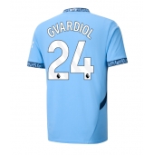 Maillot de football Réplique Manchester City Josko Gvardiol #24 Domicile 2024-25 Manche Courte