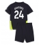 Maillot de football Réplique Manchester City Josko Gvardiol #24 Extérieur Enfant 2024-25 Manche Courte (+ Pantalon court)