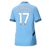 Maillot de football Réplique Manchester City Kevin De Bruyne #17 Domicile Femme 2024-25 Manche Courte