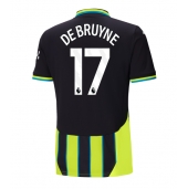 Maillot de football Réplique Manchester City Kevin De Bruyne #17 Extérieur 2024-25 Manche Courte