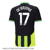 Maillot de football Réplique Manchester City Kevin De Bruyne #17 Extérieur 2024-25 Manche Courte