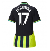 Maillot de football Réplique Manchester City Kevin De Bruyne #17 Extérieur Femme 2024-25 Manche Courte