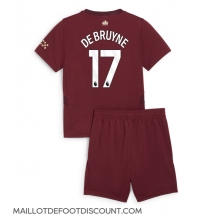 Maillot de football Réplique Manchester City Kevin De Bruyne #17 Troisième Enfant 2024-25 Manche Courte (+ Pantalon court)