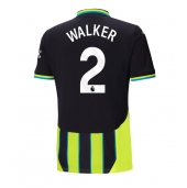 Maillot de football Réplique Manchester City Kyle Walker #2 Extérieur 2024-25 Manche Courte